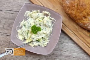 Bread filled with cheese and herbs recipe, prepping Bread filled with cheese and herbs recipe step 1