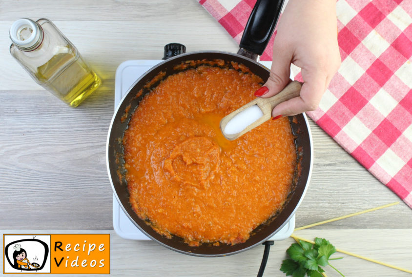 Baked tomato macaroni recipe, prepping Baked tomato macaroni step 5