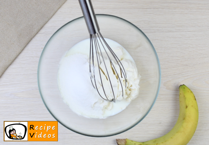 Banana yogurt cake recipe, prepping Banana yogurt cake step 3