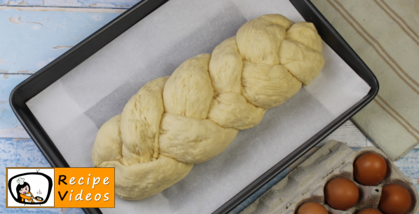 Braided yeast bun recipe, prepping Braided yeast bun step 8