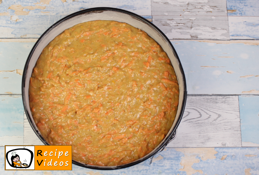 Carrot cake recipe, prepping Carrot cake step 7