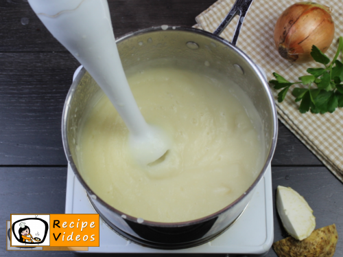 Celery cream soup recipe, prepping Celery cream soup step 6