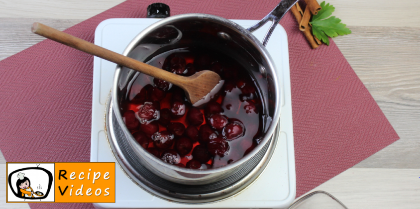 Cherry sauce recipe, prepping Cherry sauce step 1