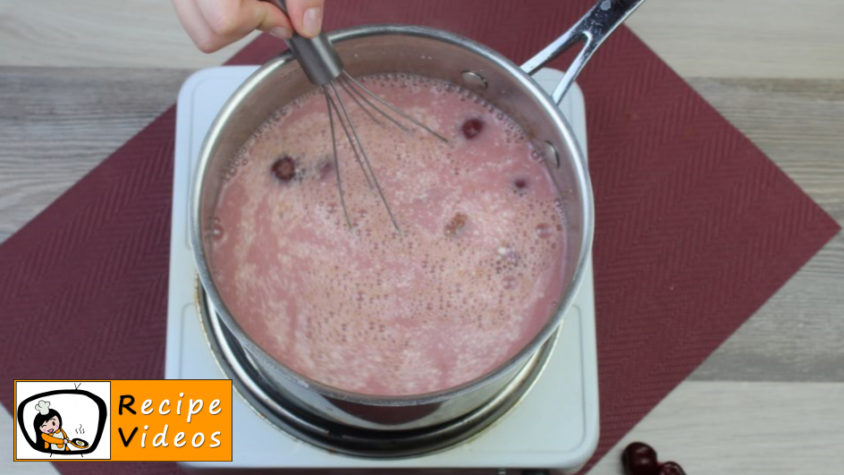 Cherry soup recipe, prepping Cherry soup step 6