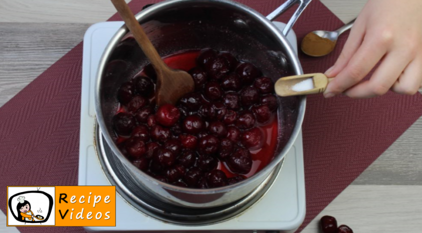 Cherry soup recipe, prepping Cherry soup step 2