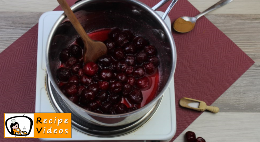 Cherry soup recipe, prepping Cherry soup step 1