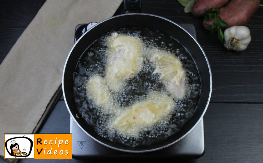 Chicken breast in beer pastry crust recipe, prepping Chicken breast in beer pastry crust step 4