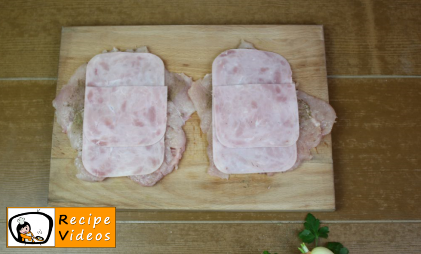 Cordon Bleu recipe, prepping Cordon Bleu step 5