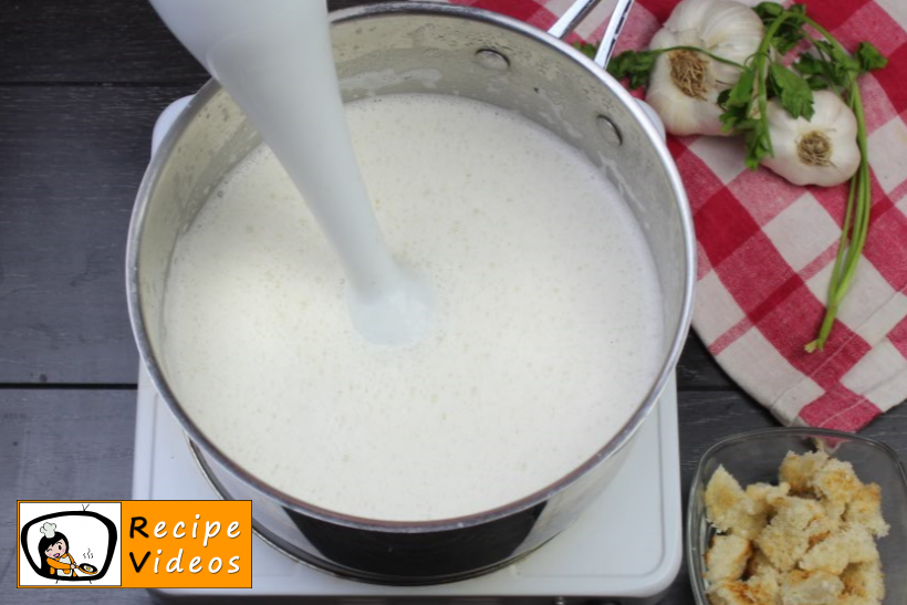 Creamy cheese soup recipe, prepping Creamy cheese soup step 6