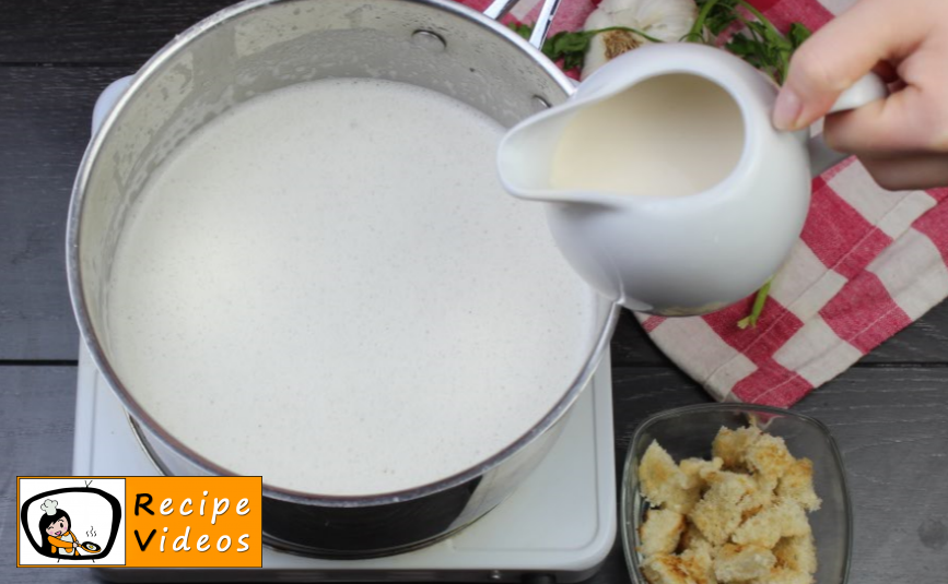 Creamy cheese soup recipe, prepping Creamy cheese soup step 7