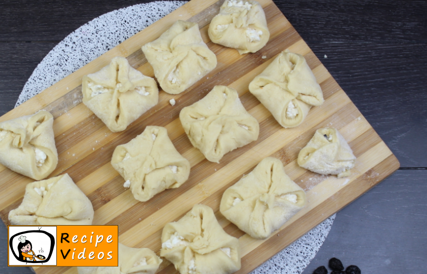 Curd cheese turnover recipe, prepping Curd cheese turnover step 9