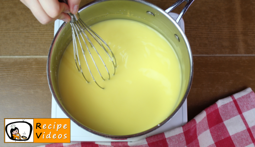 Home-made cream slices recipe, prepping Home-made cream slices step 5