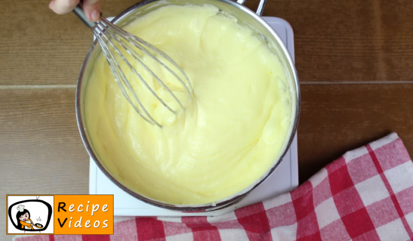 Home-made cream slices recipe, prepping Home-made cream slices step 6