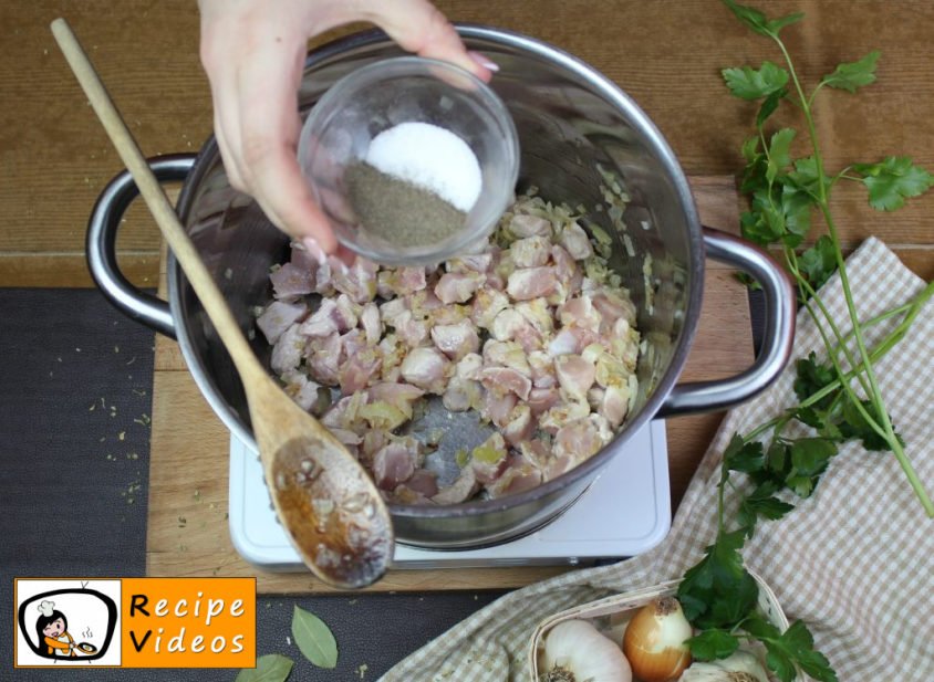 Palóc soup recipe, prepping Palóc soup step 3