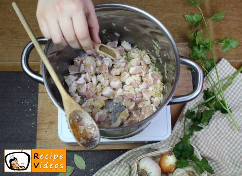 Palóc soup recipe, prepping Palóc soup step 4