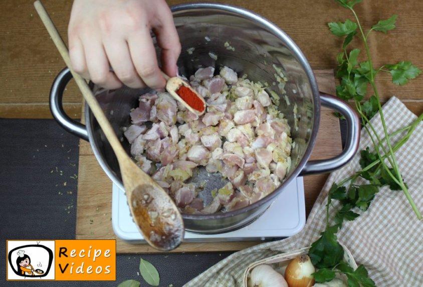 Palóc soup recipe, prepping Palóc soup step 5