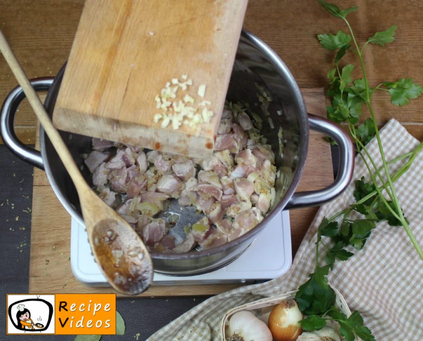 Palóc soup recipe, prepping Palóc soup step 6