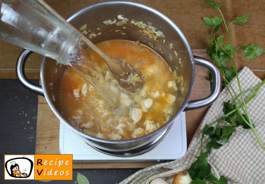 Palóc soup recipe, prepping Palóc soup step 7