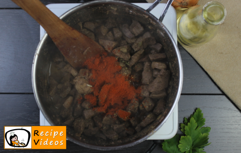 Liver strips recipe, prepping Liver strips step 3