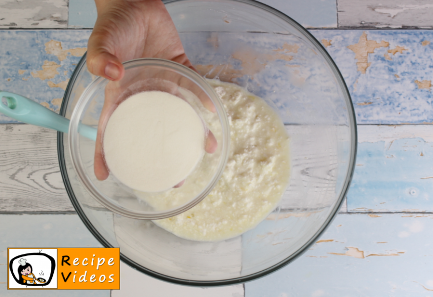 No bake curd cake recipe, prepping No bake curd cake step 4