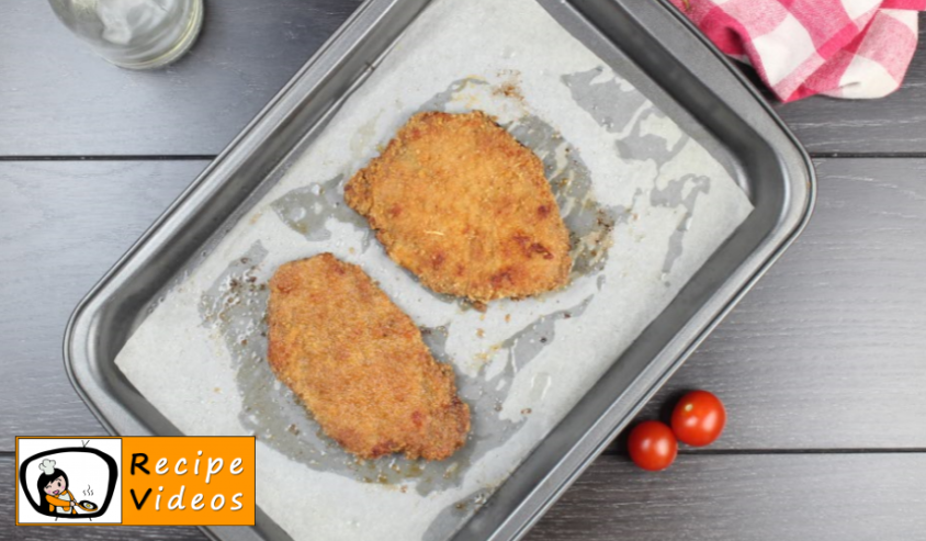 Oven-baked Schnitzel recipe, prepping Oven-baked Schnitzel step 5