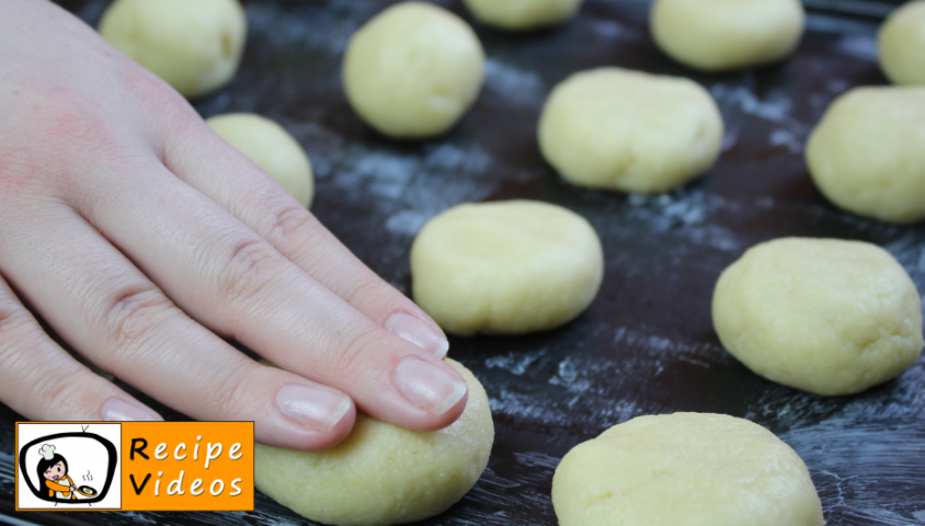 Peach cookies recipe, prepping Peach cookies step 5