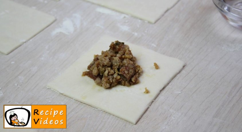 Pockets with minced meat recipe, prepping Pockets with minced meat step 8