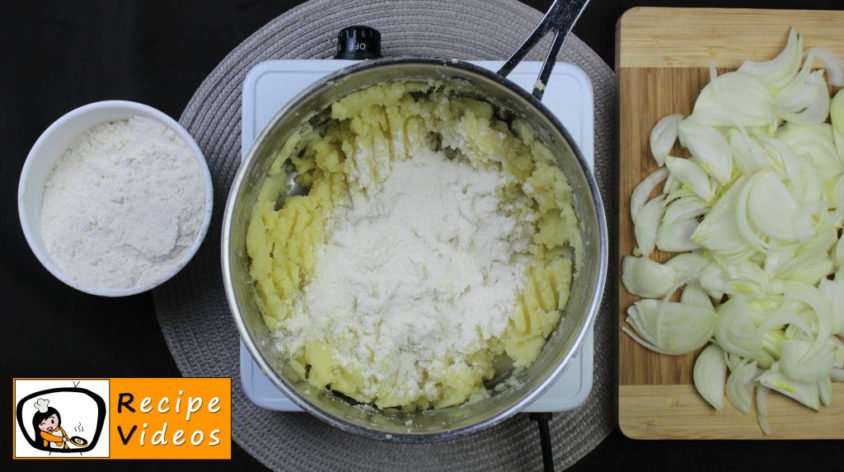 Potato dumplings recipe, prepping Potato dumplings step 2