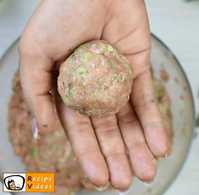 Savoy cabbage meatballs recipe, prepping Savoy cabbage meatballs step 3