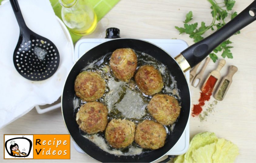 Savoy cabbage meatballs recipe, prepping Savoy cabbage meatballs step 4