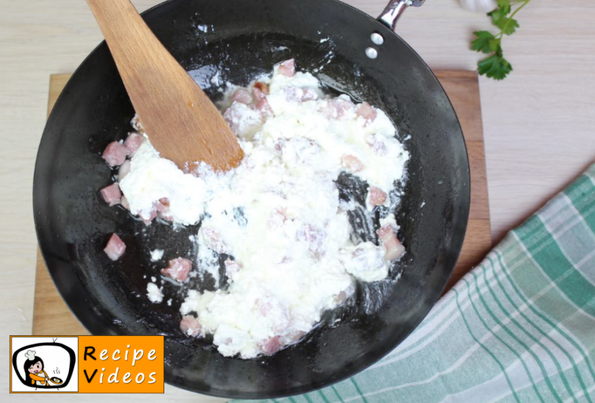 Sheep curd Strapatschka recipe, prepping Sheep curd Strapatschka step 8