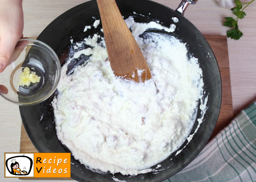 Sheep curd Strapatschka recipe, prepping Sheep curd Strapatschka step 9