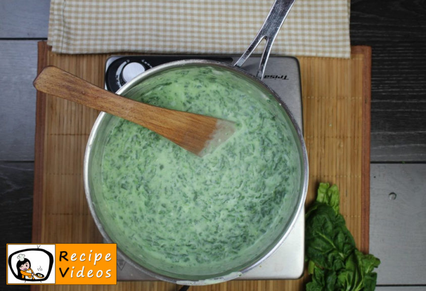 Spinach recipe, prepping Spinach step 6