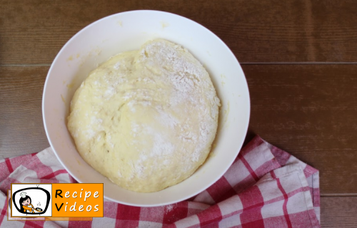 Sweet yeast nests with curd recipe, prepping Sweet yeast nests with curd step 4