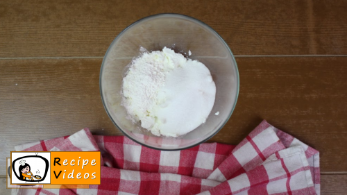 Sweet yeast nests with curd recipe, prepping Sweet yeast nests with curd step 5