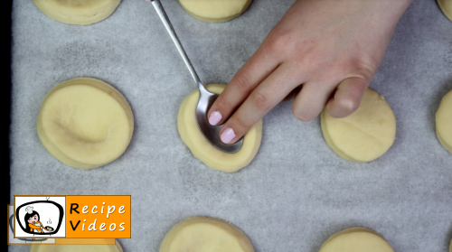 Sweet yeast nests with curd recipe, prepping Sweet yeast nests with curd step 9