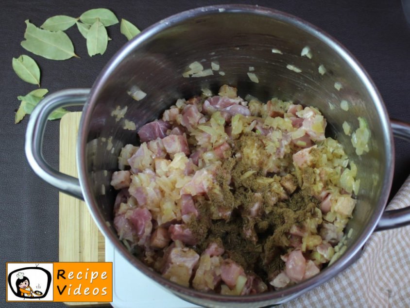 Szegedin goulash recipe, prepping Szegedin goulash step 3