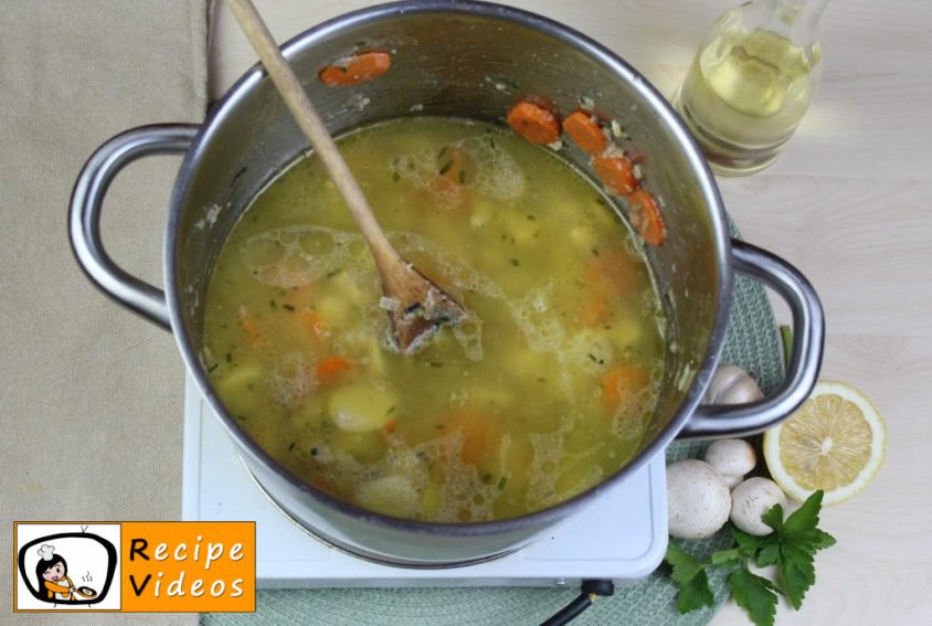 Tarragon ragout soup recipe, prepping Tarragon ragout soup step 4