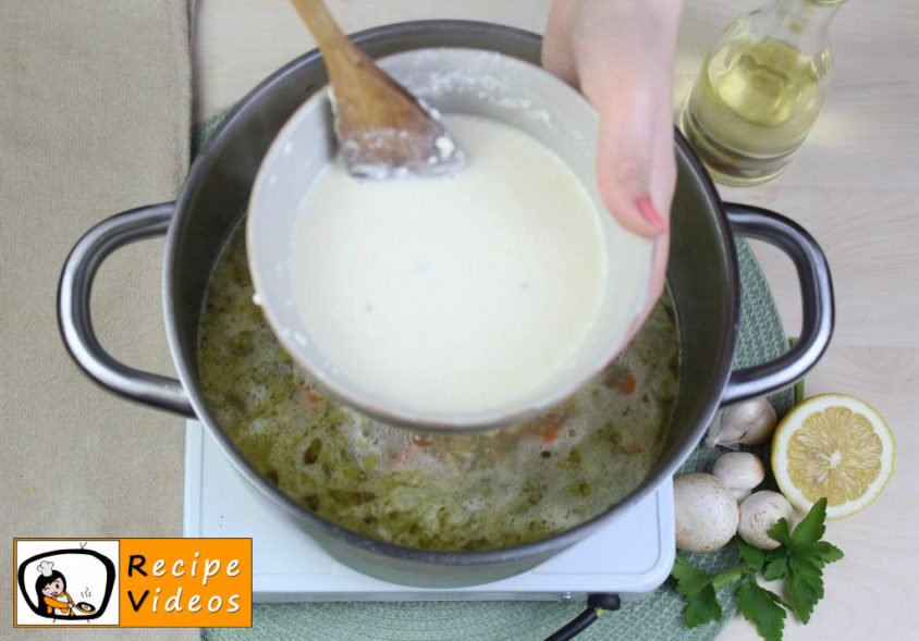 Tarragon ragout soup recipe, prepping Tarragon ragout soup step 6