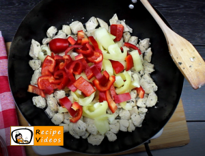 Bacon and meat pie recipe, prepping Bacon and meat pie step 6