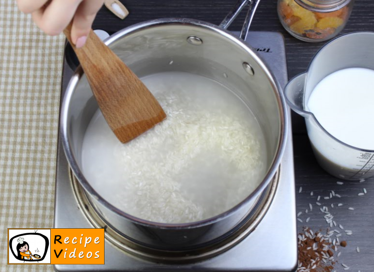 Baked rice pudding recipe, prepping Baked rice pudding step 1