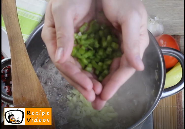 Bean goulash recipe, prepping Bean goulash step 6