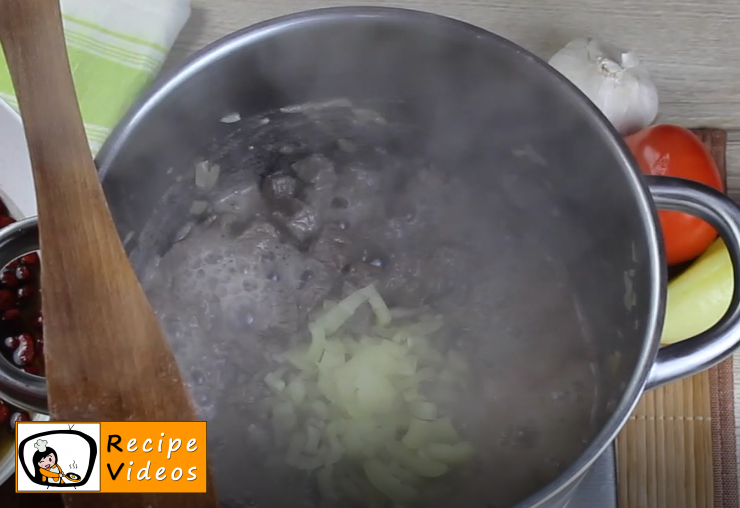 Bean goulash recipe, prepping Bean goulash step 5