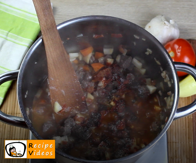 Bean goulash recipe, prepping Bean goulash step 11