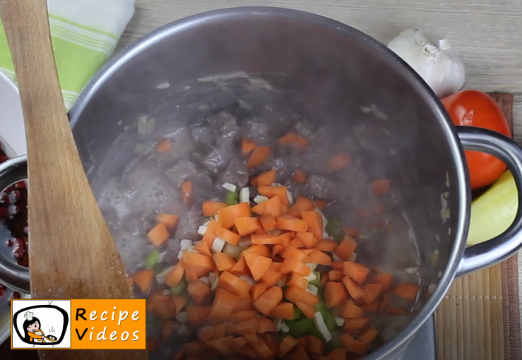 Bean goulash recipe, prepping Bean goulash step 8