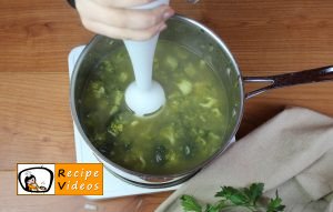 Broccoli cream soup recipe, prepping Broccoli cream soup step 8