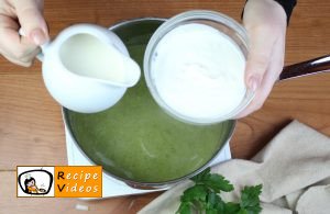 Broccoli cream soup recipe, prepping Broccoli cream soup step 9