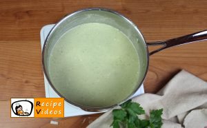 Broccoli cream soup recipe, prepping Broccoli cream soup step 10