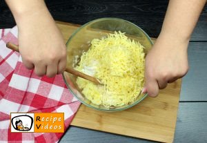 Cheese-filled potato medallions recipe, prepping Cheese-filled potato medallions step 2