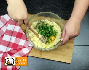 Cheese-filled potato medallions recipe, prepping Cheese-filled potato medallions step 3